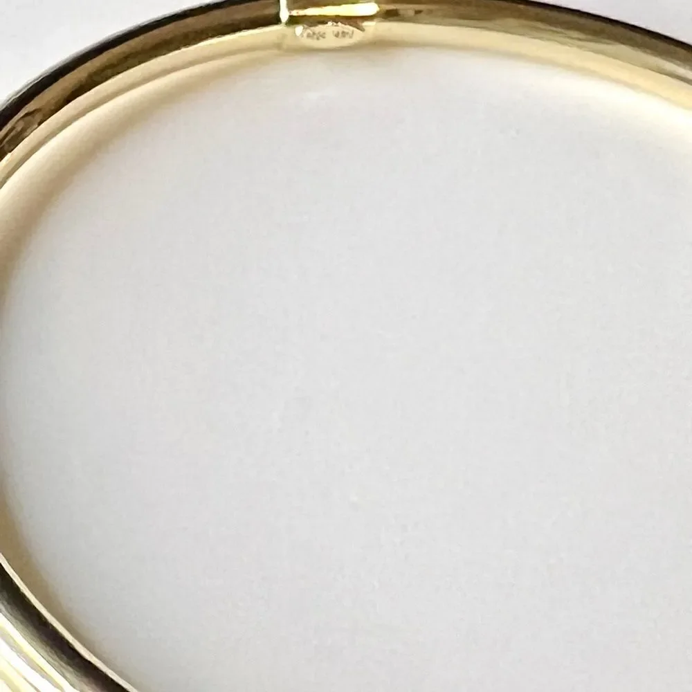 Madi K 14K Yellow Gold Baby Slip-On Bangle Bracelet – 5” circumference